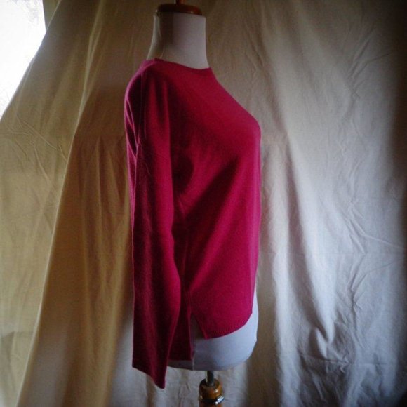 TALBOTS 100% Cashmere Round Neck Sweater Size M - Picture 5 of 8